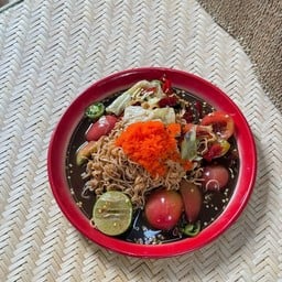 ตำมาม่าไข่กุ้ง