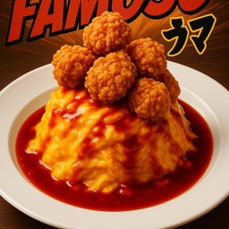 ไข่ข้นไก่ทอดลาวาซอสเผ็ด