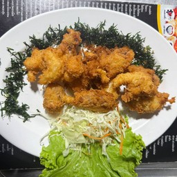 หมึกชูปแป้งทอด