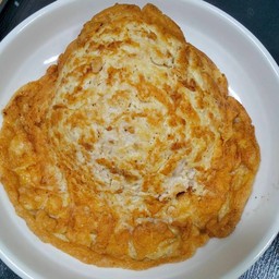 ข้าวไข่เจียวไก่สับ