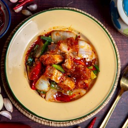 หมูกรอบผัดพริกเผา (กับข้าว)