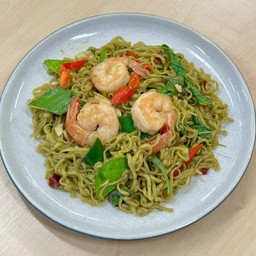 บะหมี่ผัดขี้เมากุ้ง