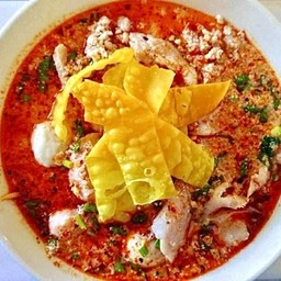 ก๋วยเตี๋ยวหมู ต้มยำน้ำข้น