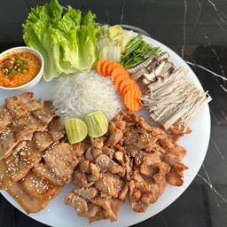 ชุดจุใจ(หมูหมัก500กรัม)