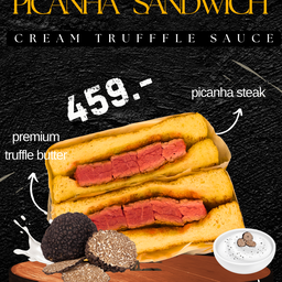 Picanha Sandwich & Cream Truffle Sauce