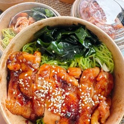 บะหมี่หยกไก่ย่างเทริยากิ