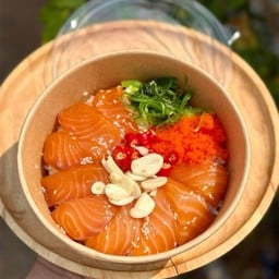 ข้าวหน้า แซลมอนดอง