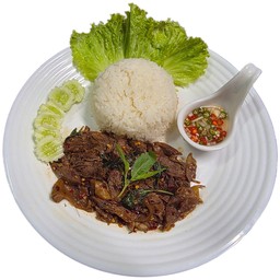 กระเพราเนื้อเปื่อย