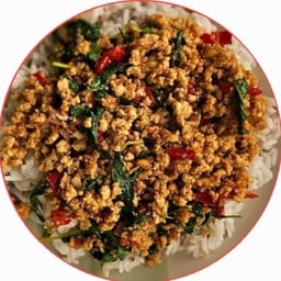 ข้าวกะเพราหมูสับ