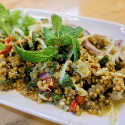 ยำไข่แมงดา (จาน)