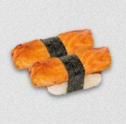 ซูชิท้องแซลมอนย่างซีอิ้ว