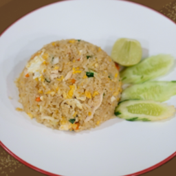 ข้าวผัด ไก่และหมู