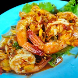 กุ้งพล่า