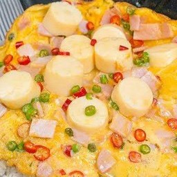 ข้าวไข่ข้นเต้าหู้พริกสด