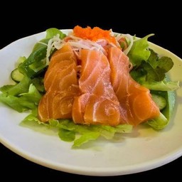 สลัดผักแซลมอน