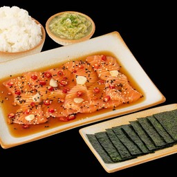 เซทปลาแซลมอนดอง