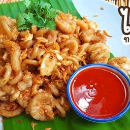 ไส้ตันทอดกระเทียม