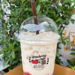 นมสดสตอเบอรี่