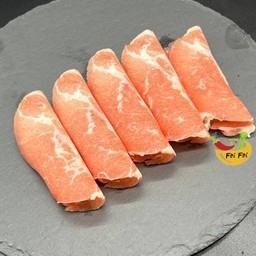 สันคอหมูสไลด์ 梅花猪肉