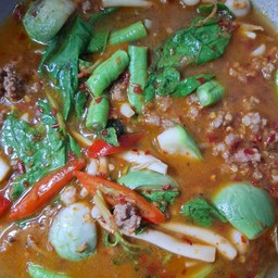 แกงป่าเนื้อสับ