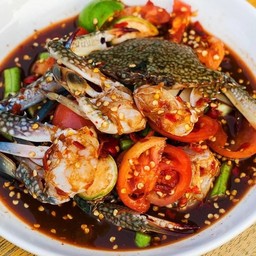 ส้มตำ ปูม้า (ไม่เส้น)