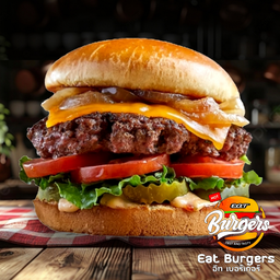 ดับเบิ้ลเบอร์เกอร์เนื้อ