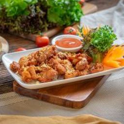 61. ไก่ทอดกระเทียมพริกไทย