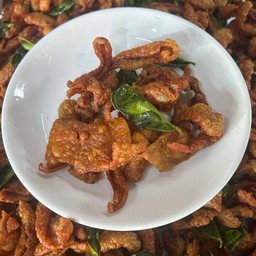 หนังไก่ ทอดกรอบ