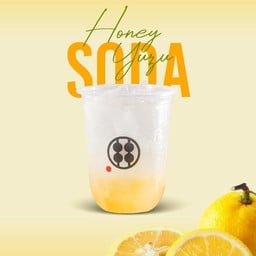 เครื่องดื่มวาราบิโมจิฮันนี่ยูซุโซดา ไซส์เล็ก (12 oz)