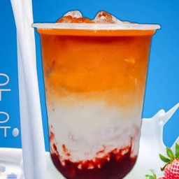 สตอเบอรี่นมสดชาไทย