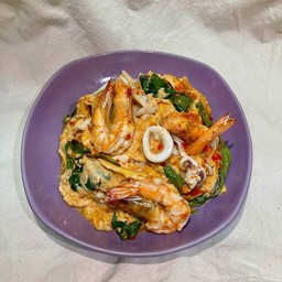 ข้าวไข่ข้นห่อหมกทะเล