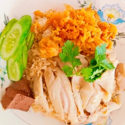 ข้าวมันไก่ผสม