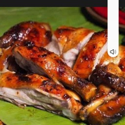 ไก่หมักน้ำผึ้งจิระภา ครึ่งตัว+ข้าวเหนียว2ห่อ