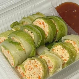 สุกี้โรลอกไก่+น้ำจิ้มสุกี้คลีน (ผักกาดล้วน)