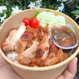 [อร่อยซ่ากับโค้ก] ข้าวไก่ทอด +  โค้ก ออริจินัล (ขวด)