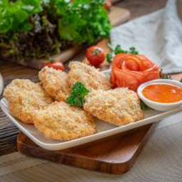 63. ทอดมันกุ้ง (5ชิ้น)