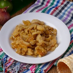 กากหมูเจียวอร่อย.