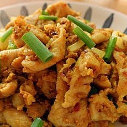 หมูผัดผงกะหรี่