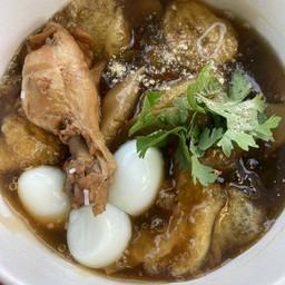 กระเพาะปลาไข่+ไก่+หมี่