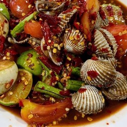 ส้มตำ หอยแครง (ไม่เส้น)
