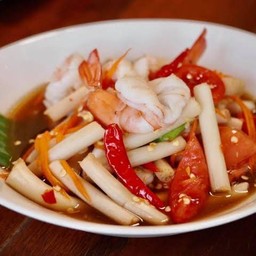 ตำไทยไหลบัวกุ้งสุก