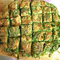 ชะอมทอดไข่2ใบ