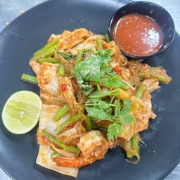 สุกี้แห้งกุ้ง