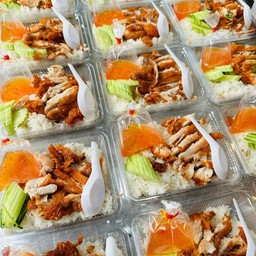 ข้าวมันไก่ทอด