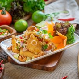 60. ปลากระพงแปดรสสมุนไพร