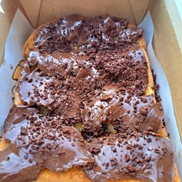 ปังปิ้งเนยนูเทลล่าโรยโอวัลติน Flex