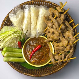 หมู+แจ่วปลาร้า ชุดใหญ่