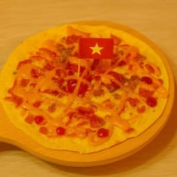 Bánh tráng nướng for kids | พิซซ่าเวียดนามสำหรับเด็ก  ไม่ใส่ผัก