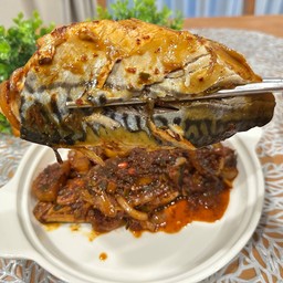 ปลาซาบะตุ๋นซอสเผ็ดเกาหลี