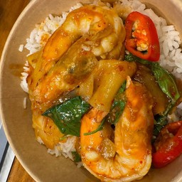 ข้าวพริกแกงกุ้งหน่อไม้ดอง